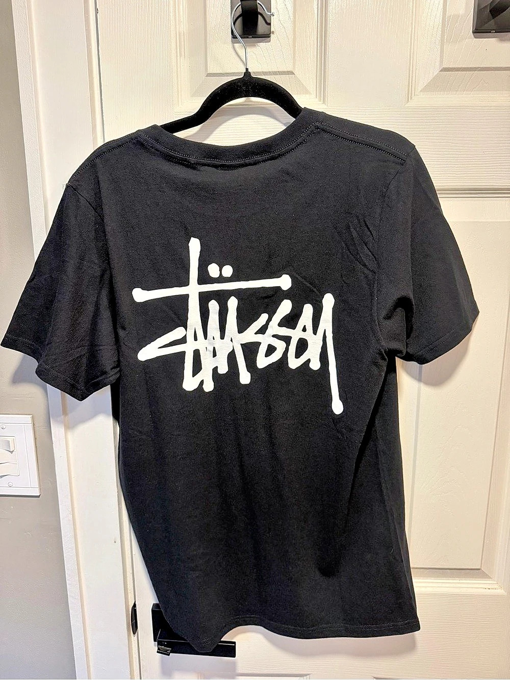 Stussy Basic Logo Tee Short-Sleeve T-Shirt Black Small